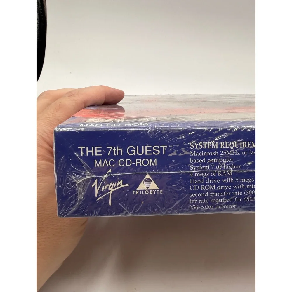 The 7th Guest‎ Mac CD-ROM Big Box Mystery Game Virgin Trilobyte Factory Sealed